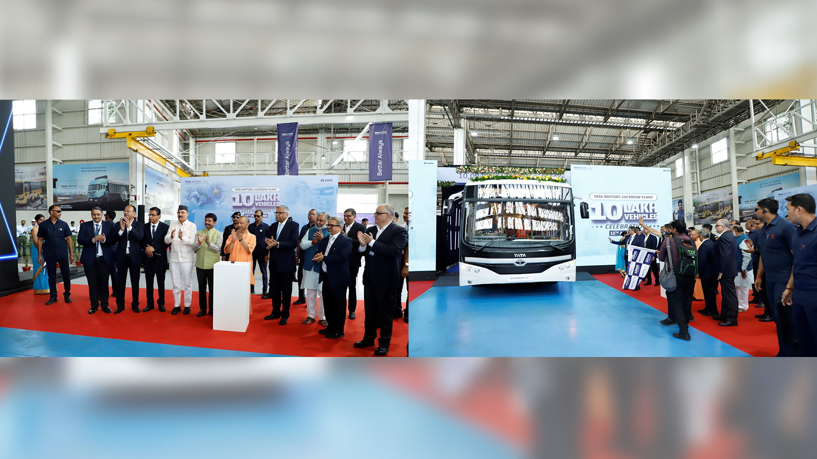 Tata Motors Achieves 10 Lakh Commercial Vehicles Production Milestone at its Lucknow Plant
